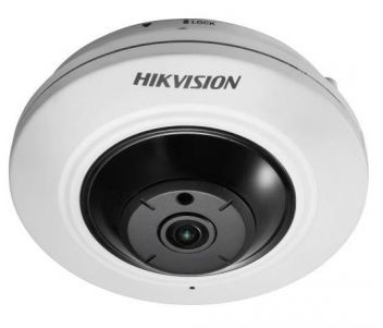 5 Мп Fisheye IP видеокамера с функциями IVS и детектором лиц Hikvision DS-2CD2955FWD-IS 1.05 мм