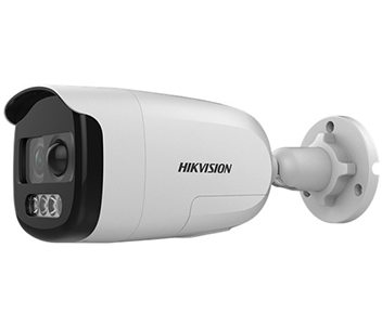2 Мп ColorVu Turbo HD видеокамера с PIR датчиком и сиреной Hikvision DS-2CE12DFT-PIRXOF 3.6 мм